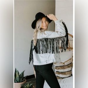 Chelsea DeBoer fringe jacket